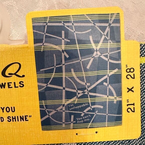 Blue Q Cotton Woven Dish Towel - You Can’t Flap Me I’m Unflappable - Picture 2 of 9